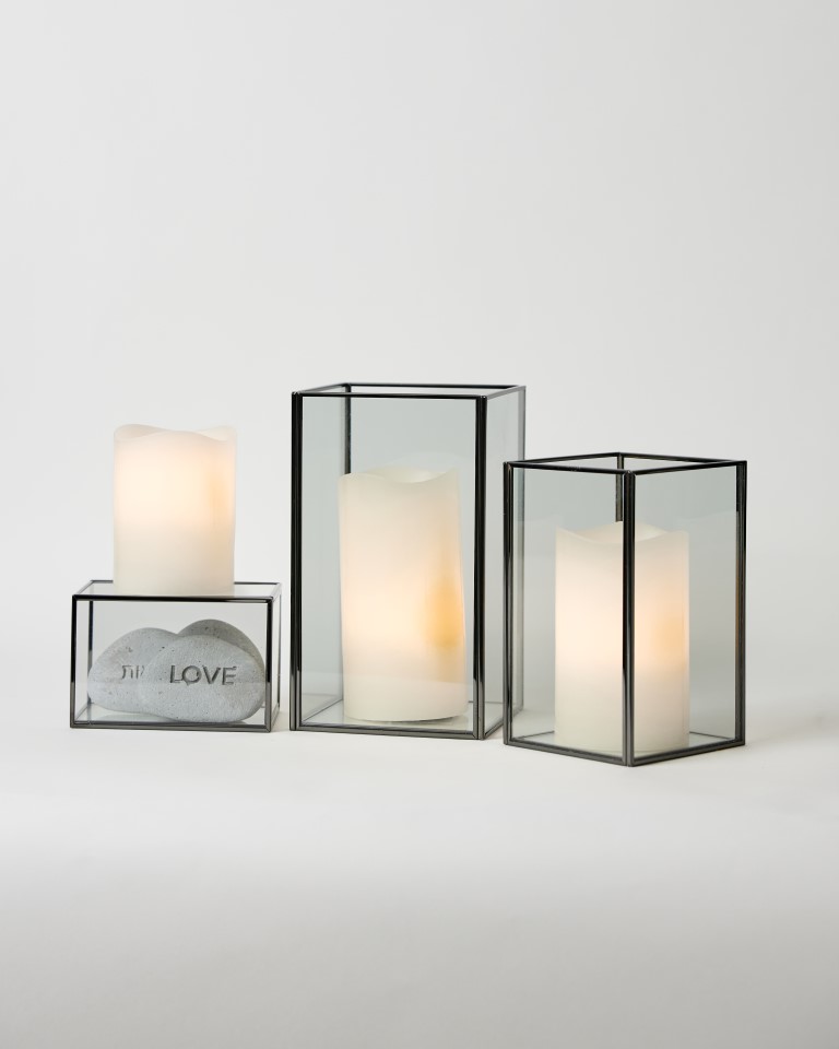 סט עששיות מלבן שחור סט עששיות מלבן שחור